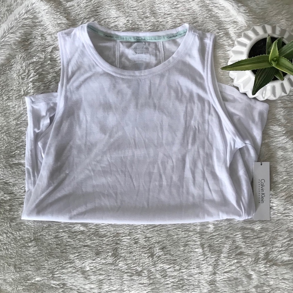 Calvin Klein Performance Tank White Small